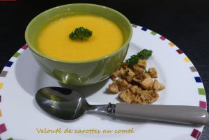 Recette Velouté de carottes au comté au Cook Expert ou non *