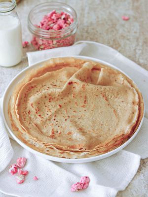 Recette Crêpes moelleuses ( sans gluten / sans lactose possible )