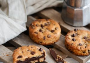 Recette Cookies au cœur fondant, pâte à tartiner