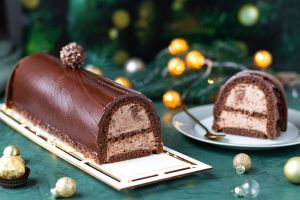 Recette Bûche aux Ferrero Rocher