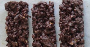 Recette Barres de céréales de sarrasin au chocolat sans gluten