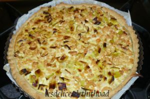 Recette Quiche poireaux et crevettes