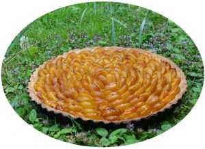 Recette Tarte aux mirabelles à la farine semi-complète & cannelle