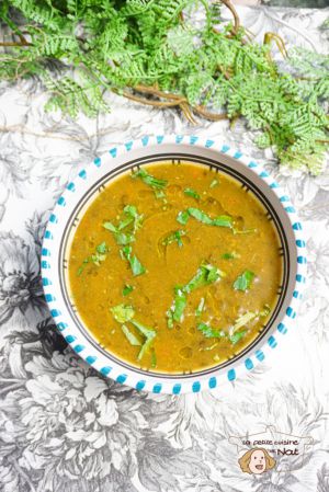 Recette Soupe de lentilles et carottes aux épices