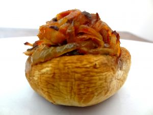 Recette Champignons farcis aux légumes (vegan)