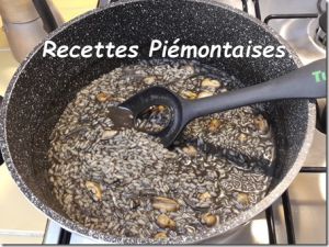 Recette Risotto aux moules et noir de seiche