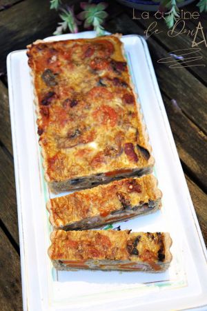 Recette Quiche aux légumes d'hiver et lard fumé