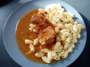 Recette Sauté de porc à la tomate au cookéo