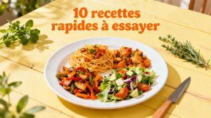 Recette À court d’idée repas? 10 recettes rapides et savoureuses