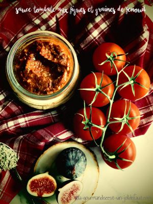 Recette Sauce tomate aux figues et fenouil {en conserves}