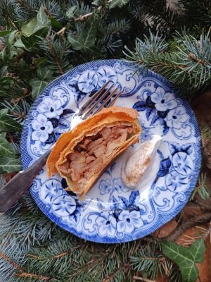 Recette Strudel aux pommes & aux noix