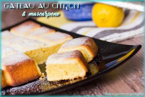 Recette Gâteau au citron et mascarpone