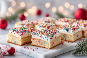 Recette 7 Magical Vanilla Bean Sugar Cookie Bars for Christmas Joy