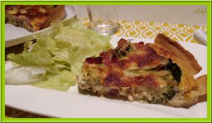 Recette Tarte aux brocolis et Jambon