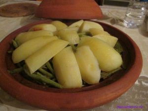 Recette Tajine agneau - haricots verts