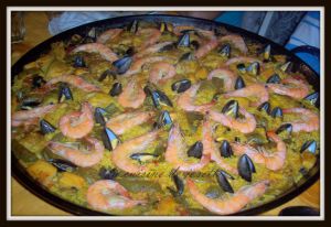 Recette Paella aux fruits de mer et poulet