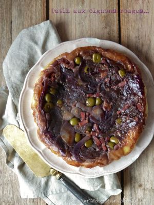 Recette Tarte tatin aux oignons rouges