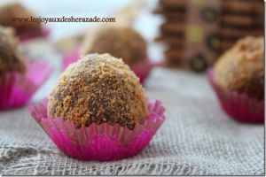 Recette Truffes au chocolat au lait – spéculoos