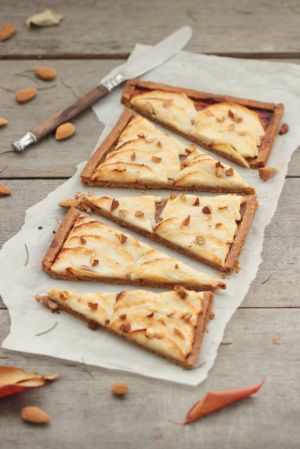 Recette Tarte fine à la pomme (vegan et sans sucre ajouté)