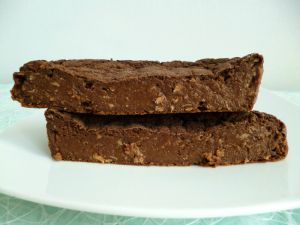 Recette Coeur fondant végan cacao caroube aux pépites protéinées de soja (diététique, sans gluten, sans sucre ni oeuf ni beurre ni lait)