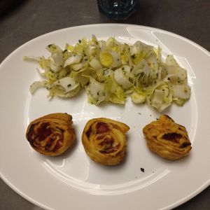Recette Mini roulé dés jambon et tomates à l'air fryer Ninja