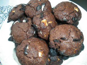 Recette Cookies au chocolat, Oréos et chocolat blanc