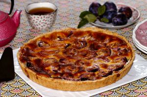 Recette Tarte  aux prunes à l’Alsacienne