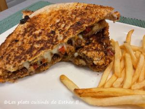 Recette Grilled cheese façon sloppy Joe