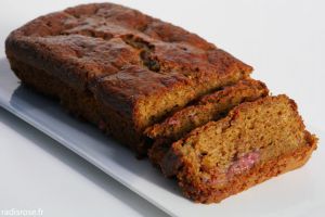 Recette Cake moelleux courgette framboise