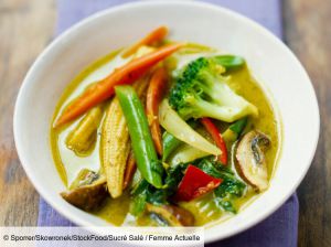 Recette Curry de légumes thaï