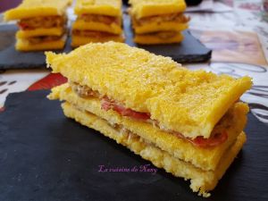 Recette "Mille-feuilles" de polenta, endives et chorizo