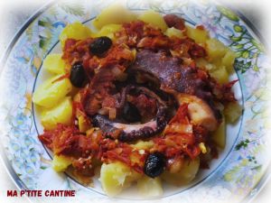 Recette Poulpe à la Sétoise