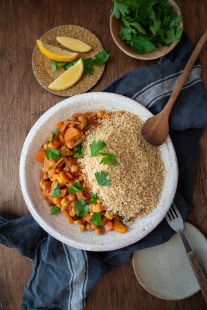 Recette Curry de légumes et pois-chiches