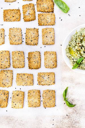 Recette Crackers à l’huile d’olive (vegan)