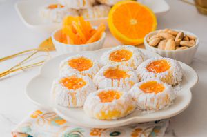 Recette Ghriba gâteaux aux amandes et orange