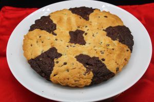 Recette Cookie géant double saveur