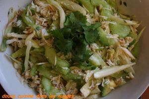 Recette Salade Fenouil, Concombre et Araignée