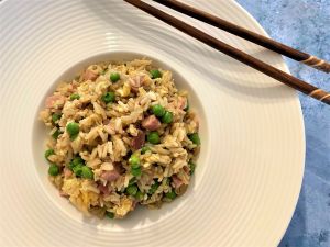 Recette Riz cantonnais au jambon de Cyril Lignac