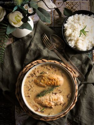 Recette Poulet à la moutarde et au miel