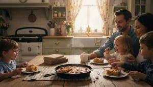 Recette Gâteau au yaourt à la poêle : la recette traditionnelle de grand-mère, sans besoin de four