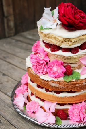 Recette Layer cake framboises et vanille { vegan }