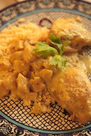 Recette Poulet à l'indienne ou curry de poulet