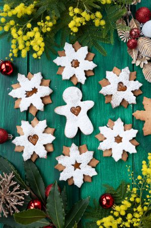 Recette Biscuits de Noël fourrés au caramel
