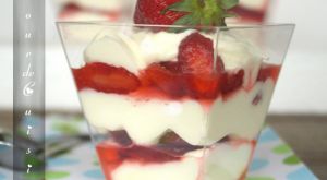 Recette Dessert aux fraises / comme un tiramisu aux fraises