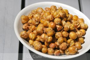 Recette Pois chiches grillés au gomasio [vegan] [Un tour en cuisine]