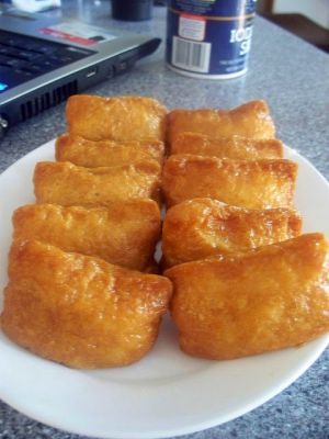 Recette Beignets de tofu farcis aux légumes, vegan (Viêt Nam)