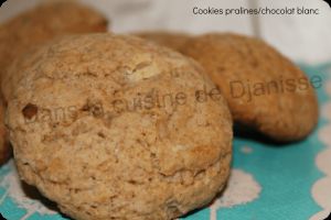 Recette Cookies pralines/chocolat blanc – Vegan