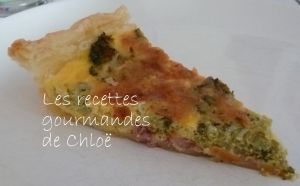 Recette Quiche aux lardons et aux brocolis