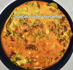 Recette Scarpaccia de courgettes