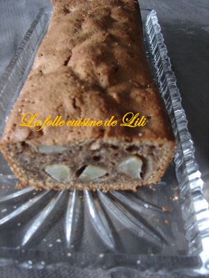 Recette Cake choco poire